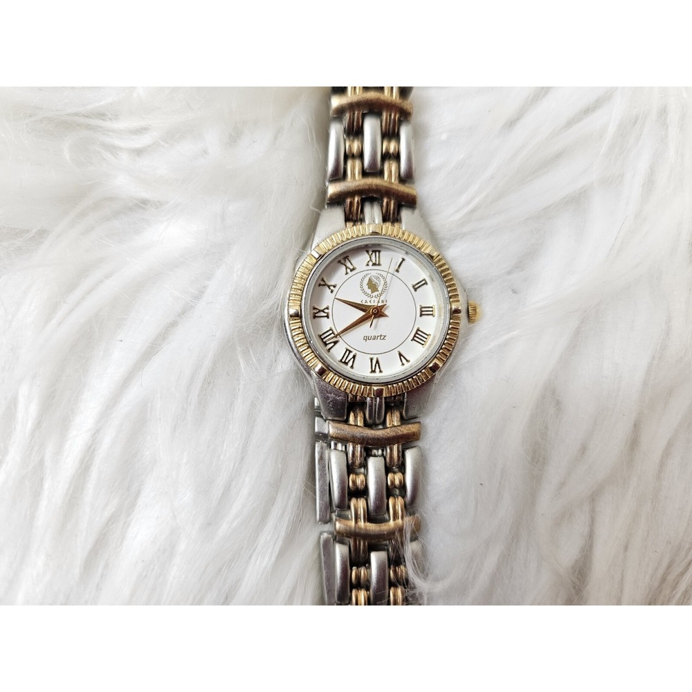 Super Cool Vintage Caesars Women's Gold And Silver Tone Watch Needs Battery